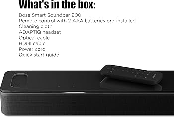 【U MELLOW】BOSE  Smart Soundbar 900 Amazon.com: Bose Smart Soundbar 900 Dolby Atmos with Alexa