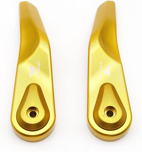 Miniatura 3 de Paramanos de motocicleta Billet Protectores de mano con deslizador para Ducati Multistrada 12601200950 y Hypermotard 950 2015 en adelante, dorado