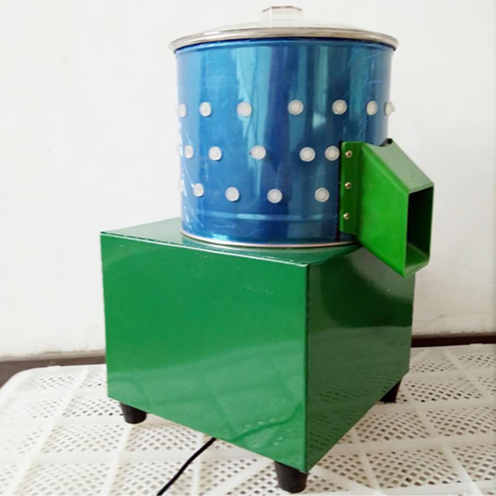 BACTI Automatic Feather Plucker Chicken, Chicken Plucking Machine, Efficient Hair Removal, Suitable for Hair Removal Of Small Poultry Such As Chickens, Quails, Pigeons, and Pheasants