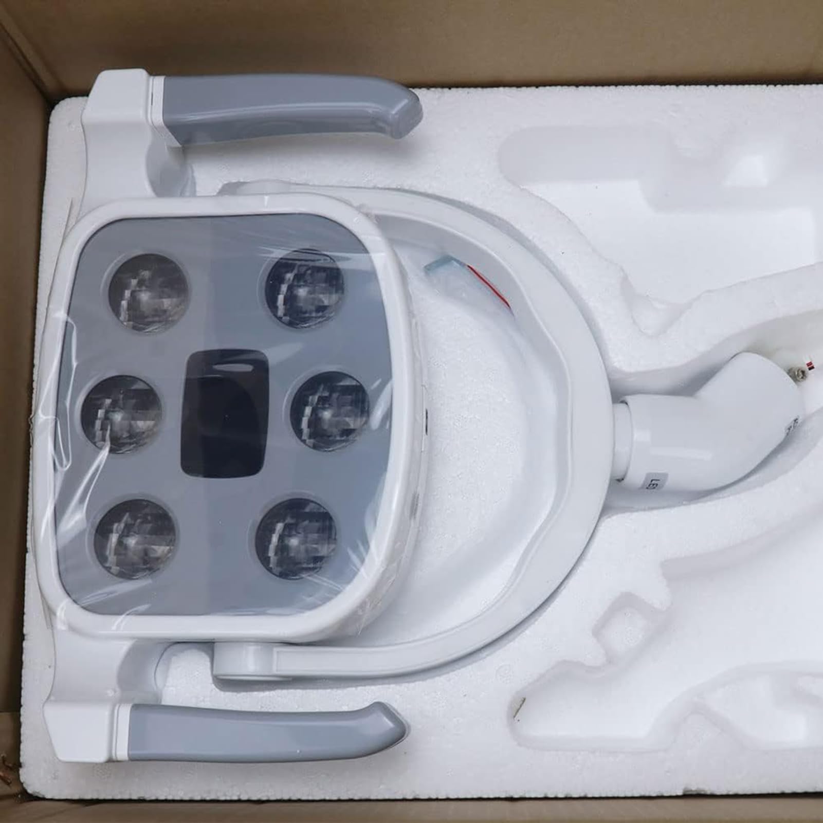 Dental Oral lampa indukcyjna do badań chirurgicznych, z 6 wysokowydajnymi diodami LED, bezcieniowe, zimne światło, zdejmowany uchwyt do akcesoriów do krzeseł dentystycznych, 22/26 mm