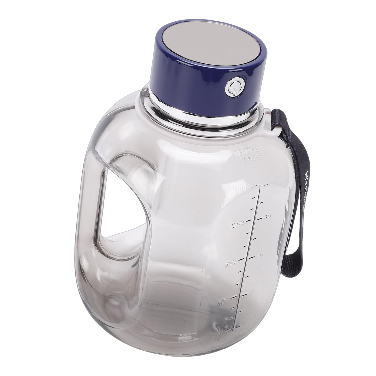 Bouteille d'eau d'hydrogène de 1,8 L, Générateur 'eau 'hydrogène Portable Rechargeable de Grande capacité, Bouteille de Technologie SPE PEM pour l'hydratation des Voyages, de la Maison,