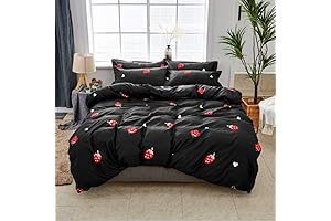Kawaii Bedding Strawberry Duvet Cover Set Queen Cute Decor