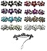 Produktbild Barrettes with French Clip Clasp and Sparkling Stones U86250-1338-8 by Bella