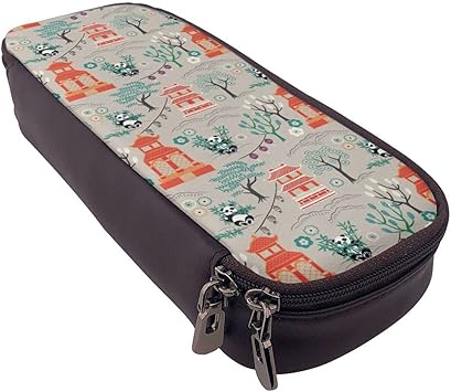 Amazon Co Jp ペンケース ペンポーチ 筆箱 筆入れ パンダ 大容量 革 レザー ペン袋 文房具収納 かわいい 中小学生 高校生 大学生 人気 男の子 女の子 子供 社会人用 多機能 化粧ポーチ 小物入れ シンプル 文房具 オフィス用品