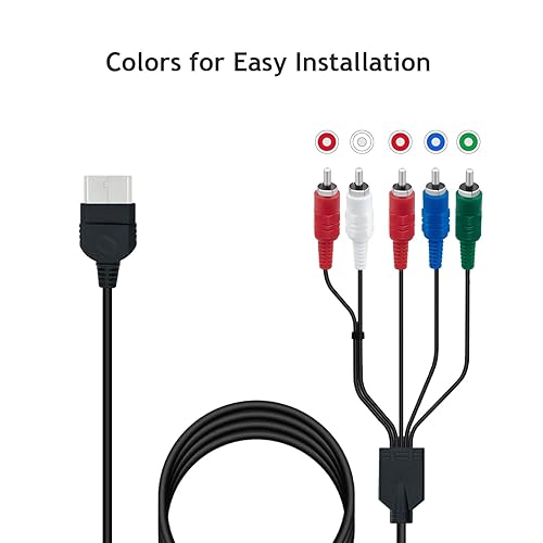 Miniatura 6 de Gam3Gear Mcbazel HDTV de alta definición componente de TV compuesto AV Audio Video Cable para Classic Original Xbox solo