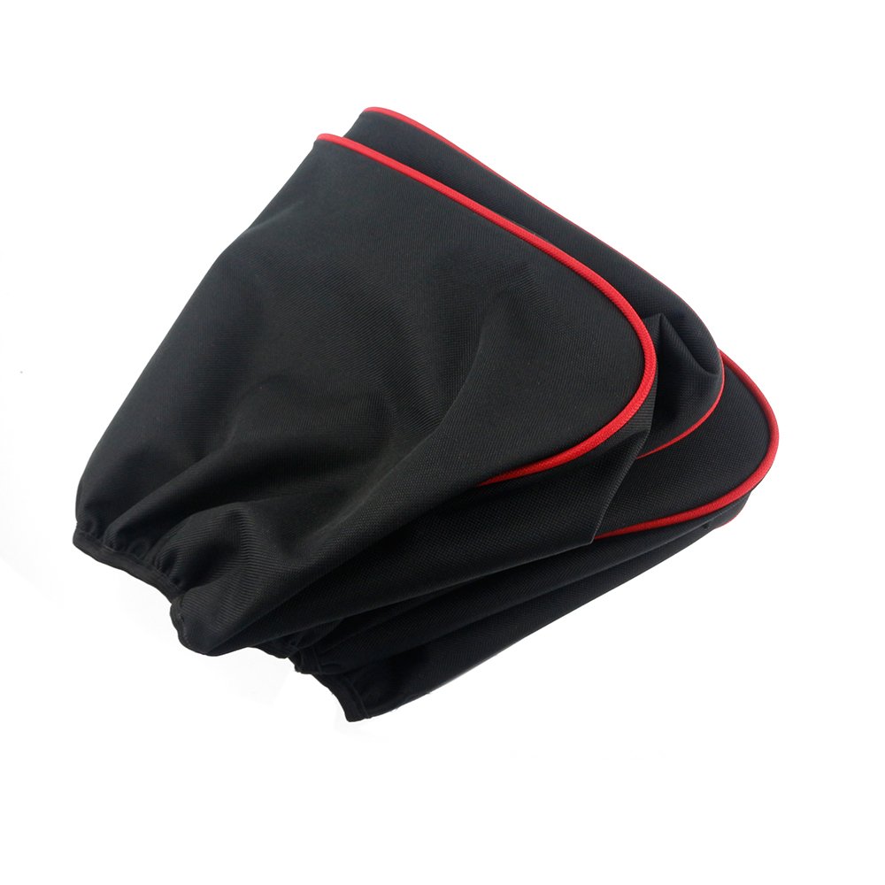 Copertura del verricello - Materiale Deluxe 600D Copertura di Winch, protezione impermeabile dell'anello impermeabile adatto ad 8.500-17.500 sterline di capacità di Winches (Stripe rosso Bordo)