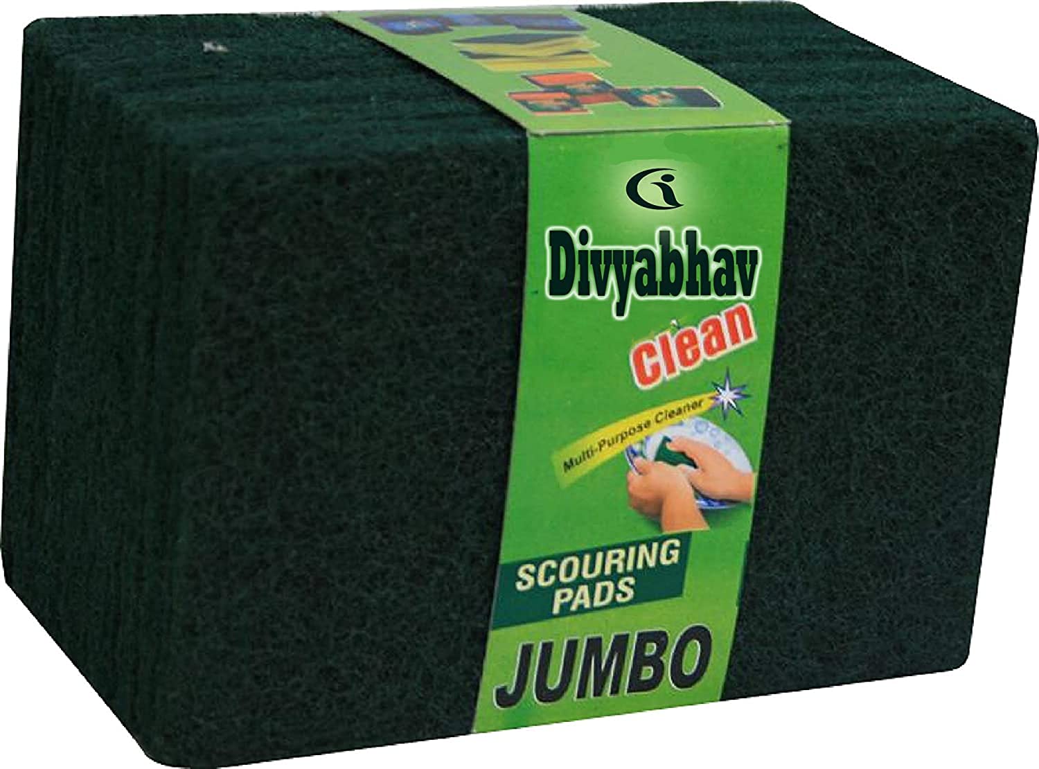 Divyabhav® - Heavy Duty Dish Scrub Pad for Cleaning Utensils (10)