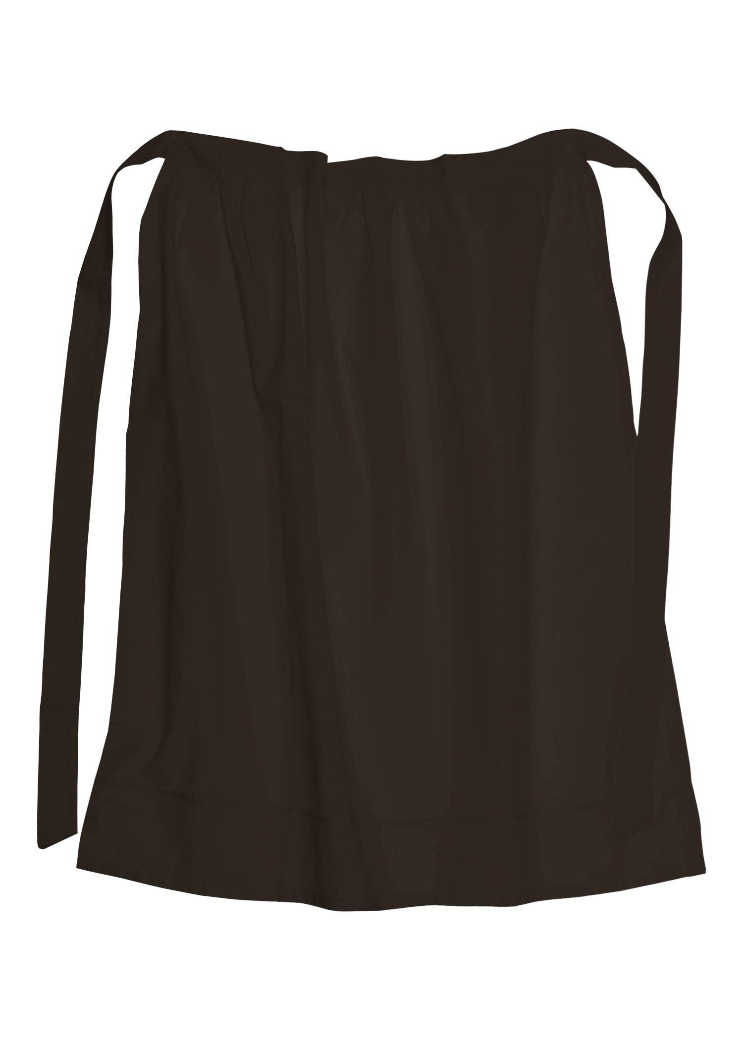 Battle-Merchant - Grembiule medievale lungo da donna - cotone - ideale per costumi medievali o vichinghi, giochi di ruolo dal vivo (LARP) - taglia unica - lunghezza 80 cm