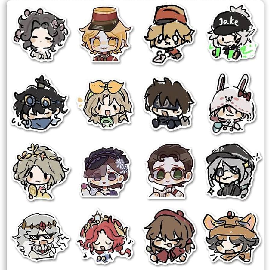 Amazon.co.jp: アイデンティティV 第五人格 シール ステッカー 100枚