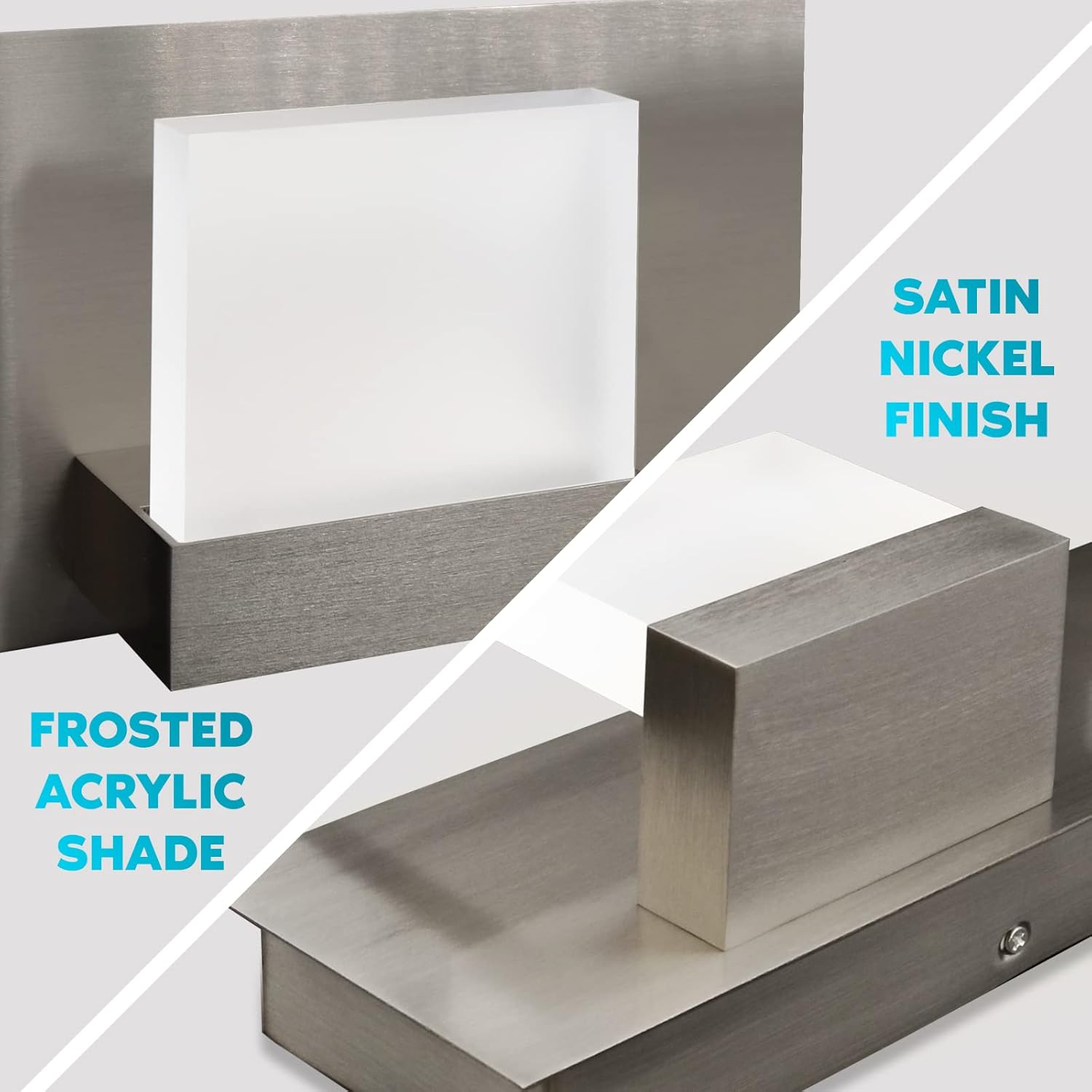 Best Deal 🛒 Luxrite 4 Light LED Vanity Lights, Modern Bathroom Light Fixtures Over Mirror, Brushed Satin Nickel, 40W, 5000K Bright White, Acrylic Wall Mount Light, 120-277V, Energy Star, ETL Listed, Damp Rated 80% Off Discount Luxrite 4 Light LED Vanity Lights, Modern Bathroom Light Fixtures Over Mirror, Brushed Satin Nickel, 40W, 5000K Bright White, Acrylic Wall Mount Light, 120-277V, Energy Star, ETL Listed, Damp Rated