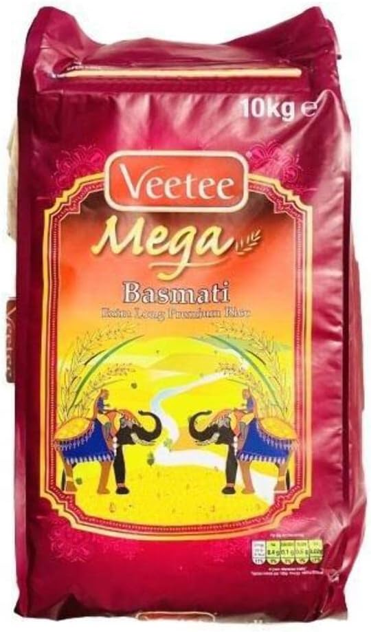 Veetee Mega Long Basmati Rice 10kg Box of 1 Amazon.co.uk Grocery