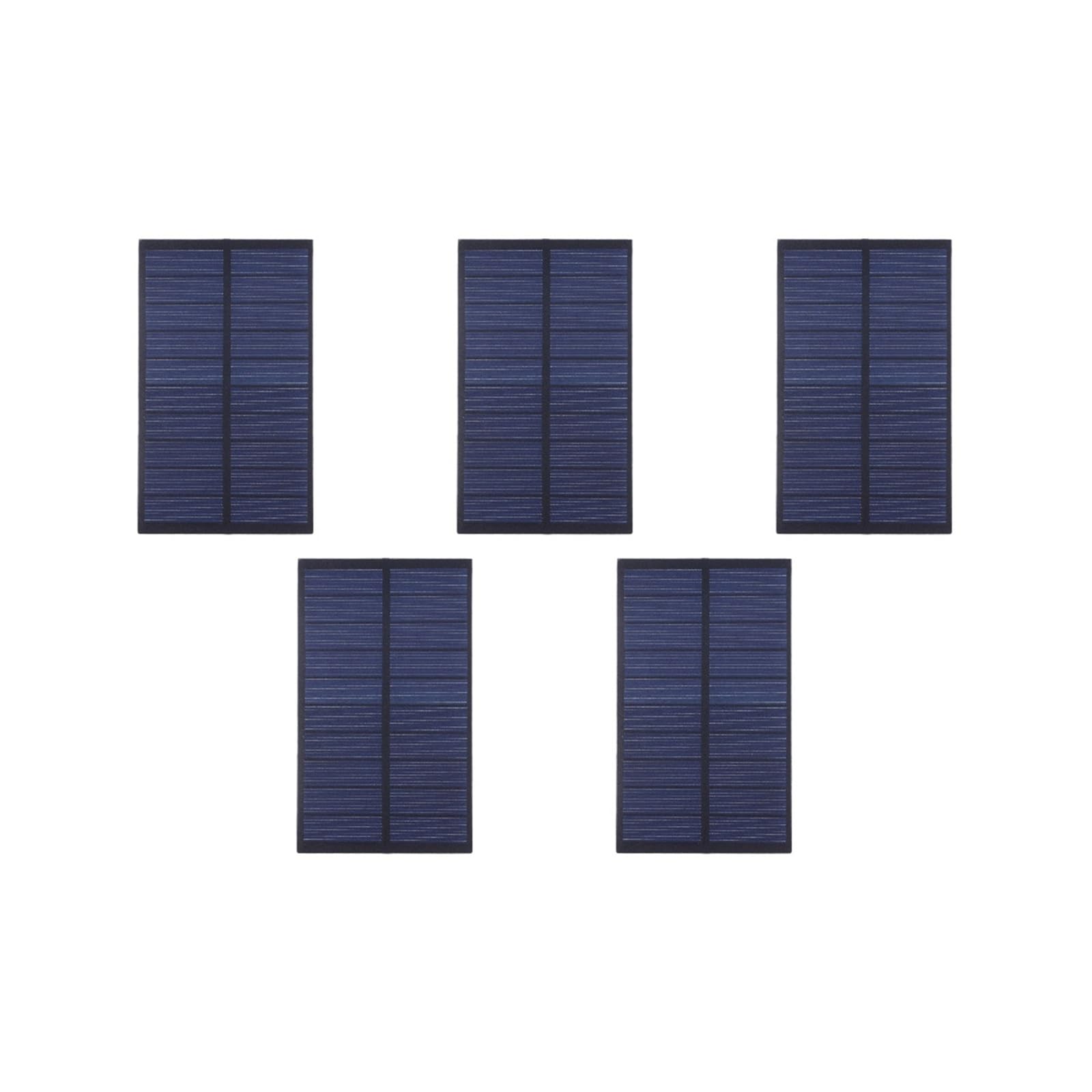 1-5Pcs Solar Charging Panel Solar Epoxy Cell Panel Phone Power Bank for 3.6-5V Tablet Panel Solar Toys(10 PCS)