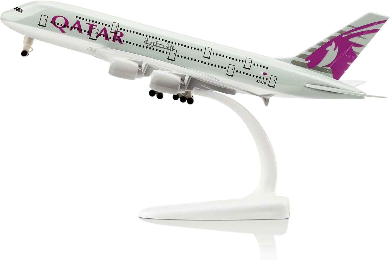 Lose Fun Park 1/300 Diecast Airplanes Model Qatar A380 Model Plane for Collections & Gifts