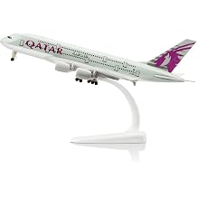Lose Fun Park 1/300 Diecast Airplanes Model Qatar A380 Model Plane for Collections & Gifts