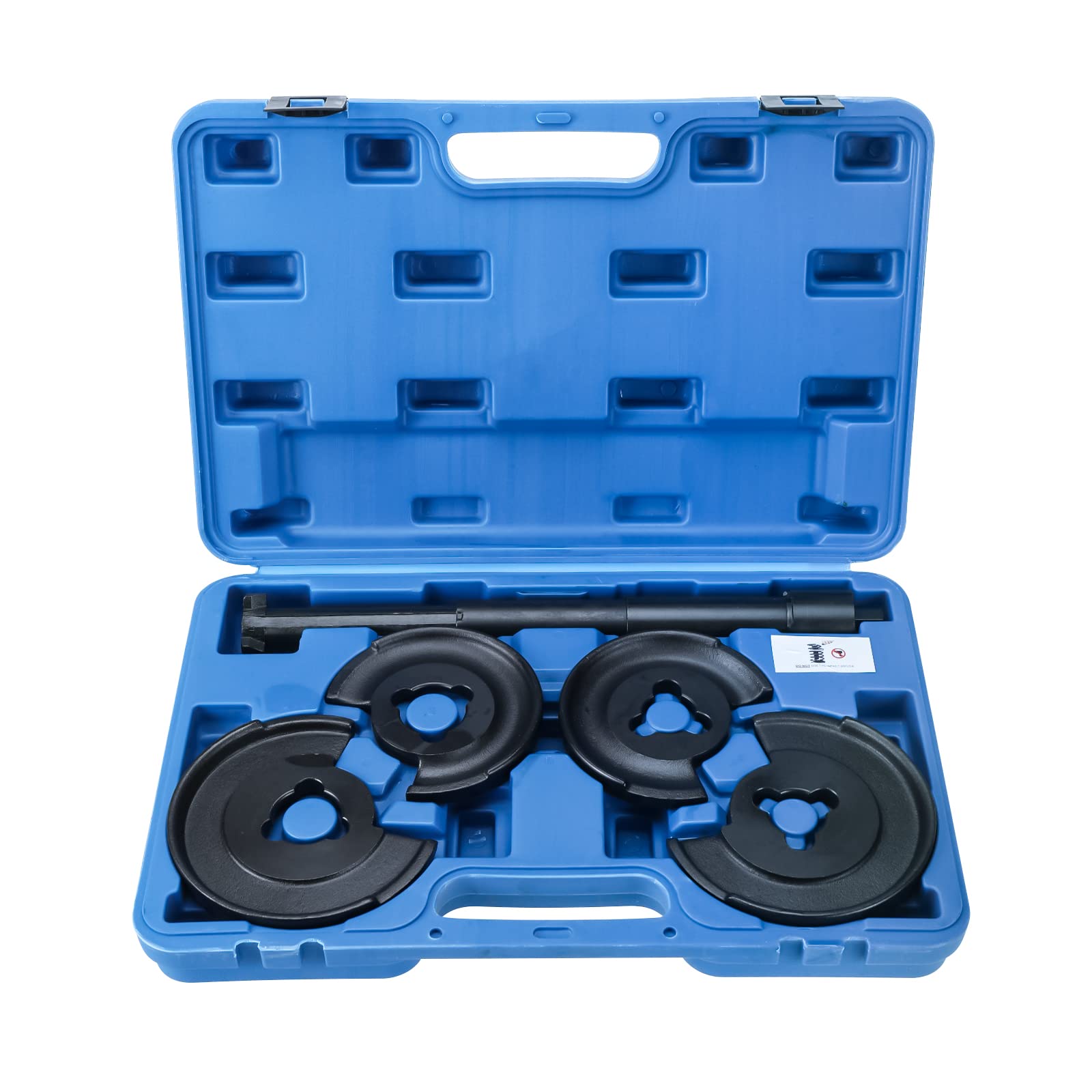 BOOMSTART Juegos de Herramientas para Coche Kit de Compresor de Muelle Kit de 5 Piezas Juegos de Herramientas de Tensor de Muelles Interiores