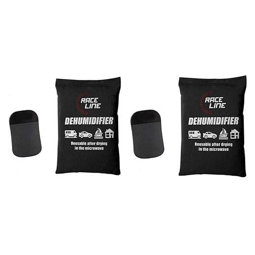 Adeptna Reusable Car Dehumidifier Bags - 2 x 500g