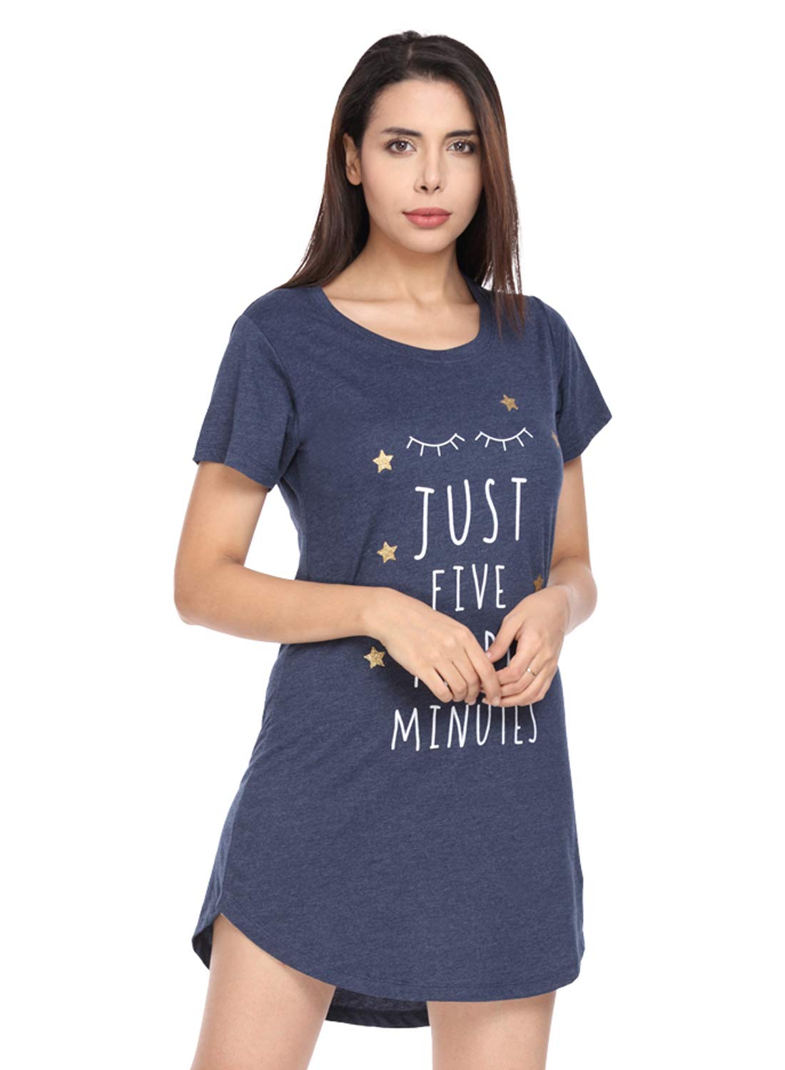 SHARK TRIBE SharkTribe Women's Long Top Nightwear