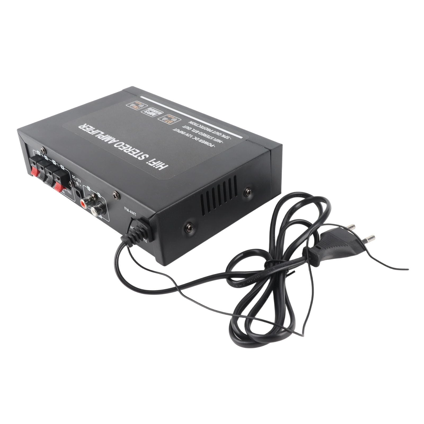 Amplificateur de Puissance Mini Bluetooth Intelligent Digital avec Télécommande Prise UE 220V