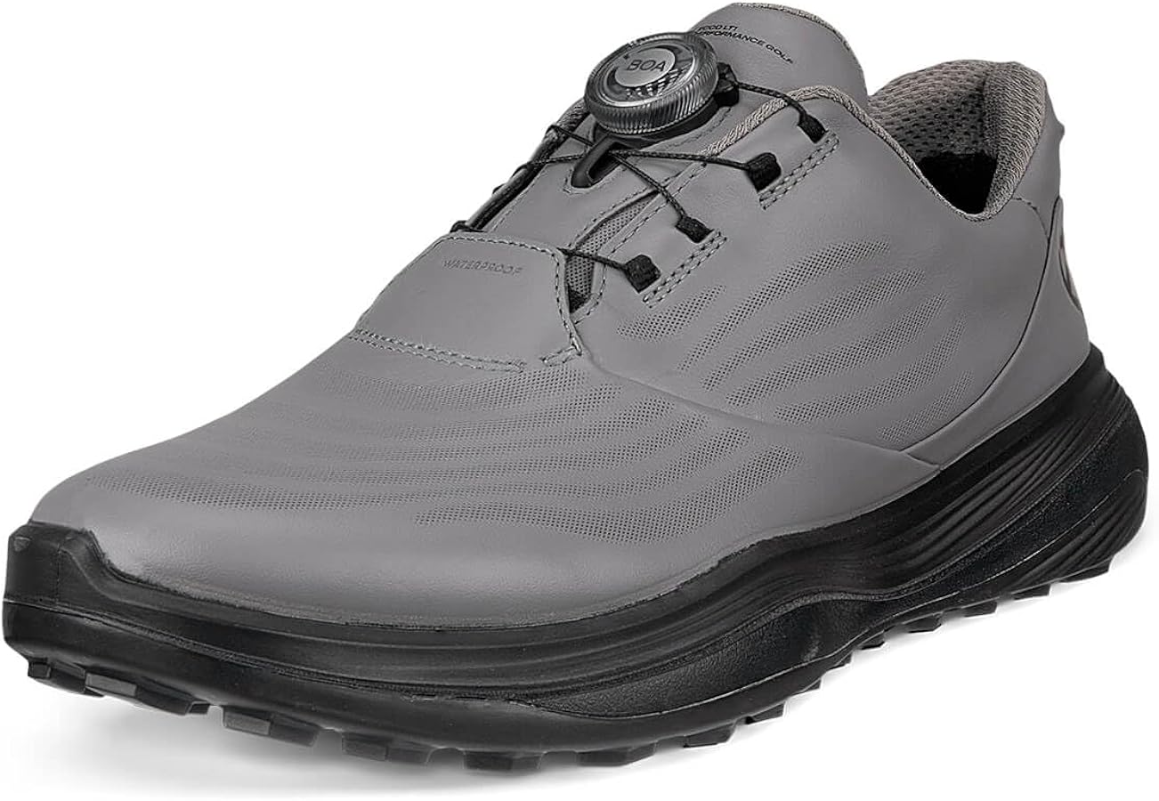 Amazon | ECCO メンズ Lt1 Boa ハイブリッド 防水, スチール, 9-9.5