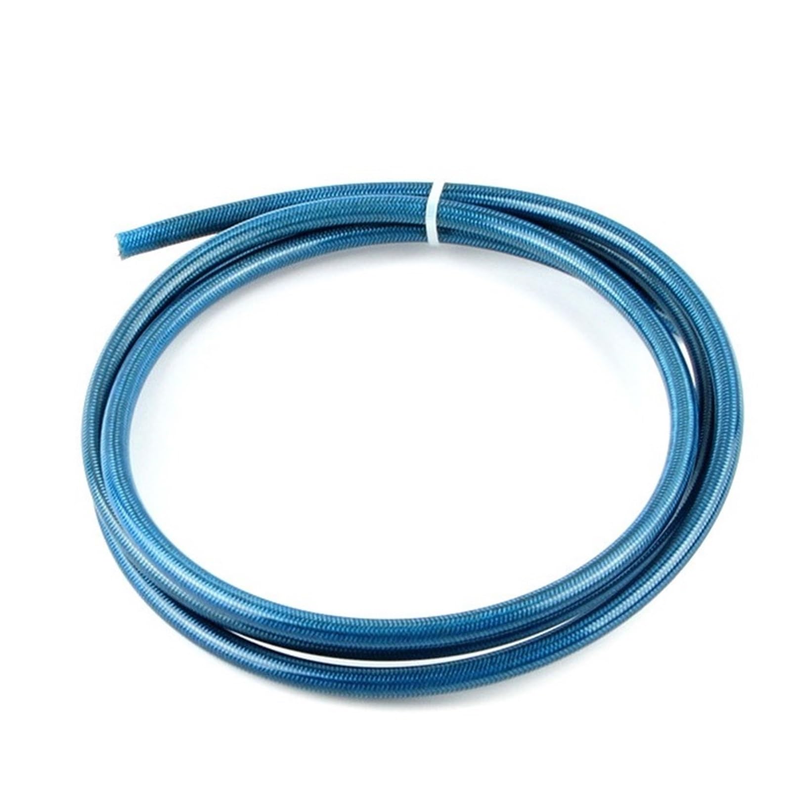 Aqyhsotw Blue Nylon An3 5M/Lot Braided Stainless Steel Nylon Brake Line Hose Fluid Hydraulic Hose Ptfe Brake Line Gas Oil Fuel Tube Pipe Brake Lines Kit(Blue Nylon)