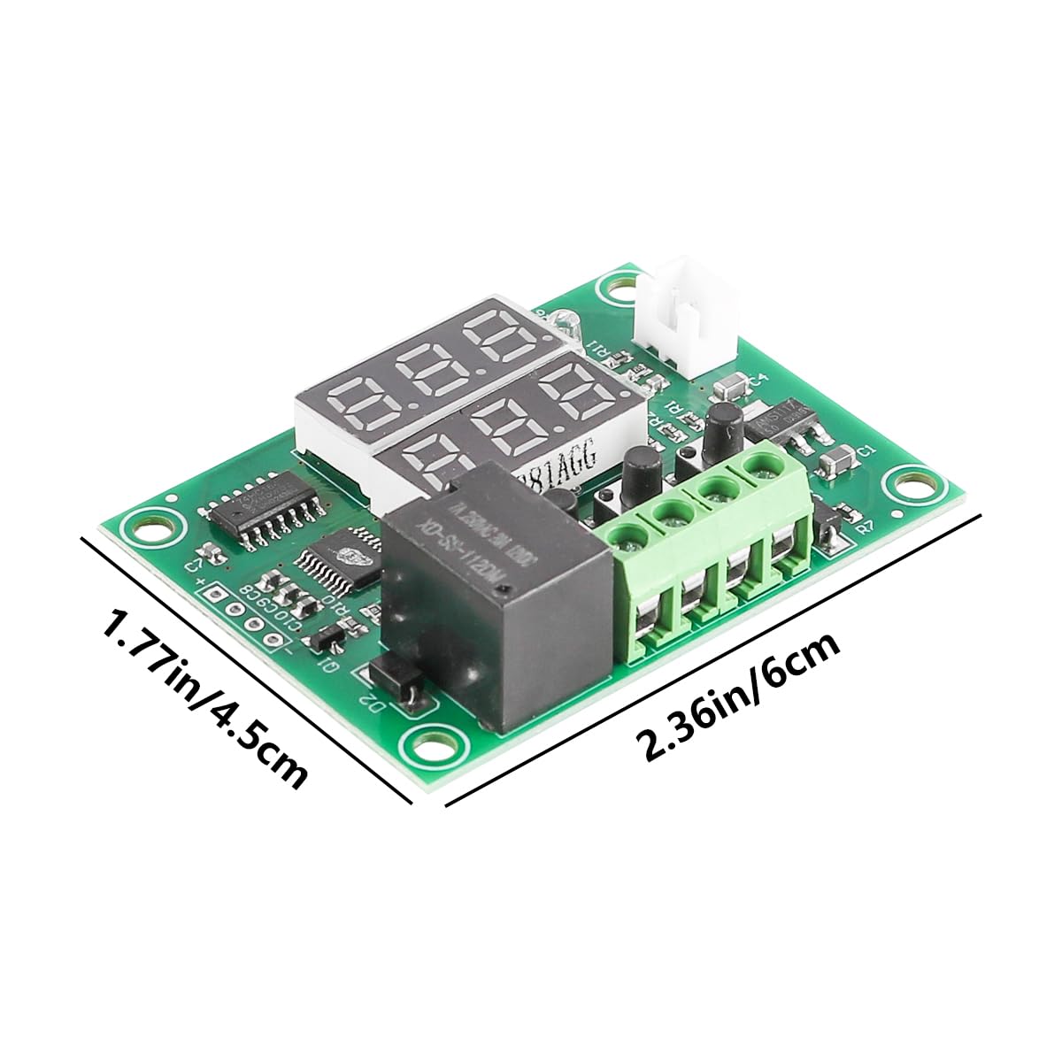DollaTek XH-W1209 cyfrowy modu? prze??cznika kontroli temperatury DC 12 V DC 12 V i czujnik temperatury 10 K