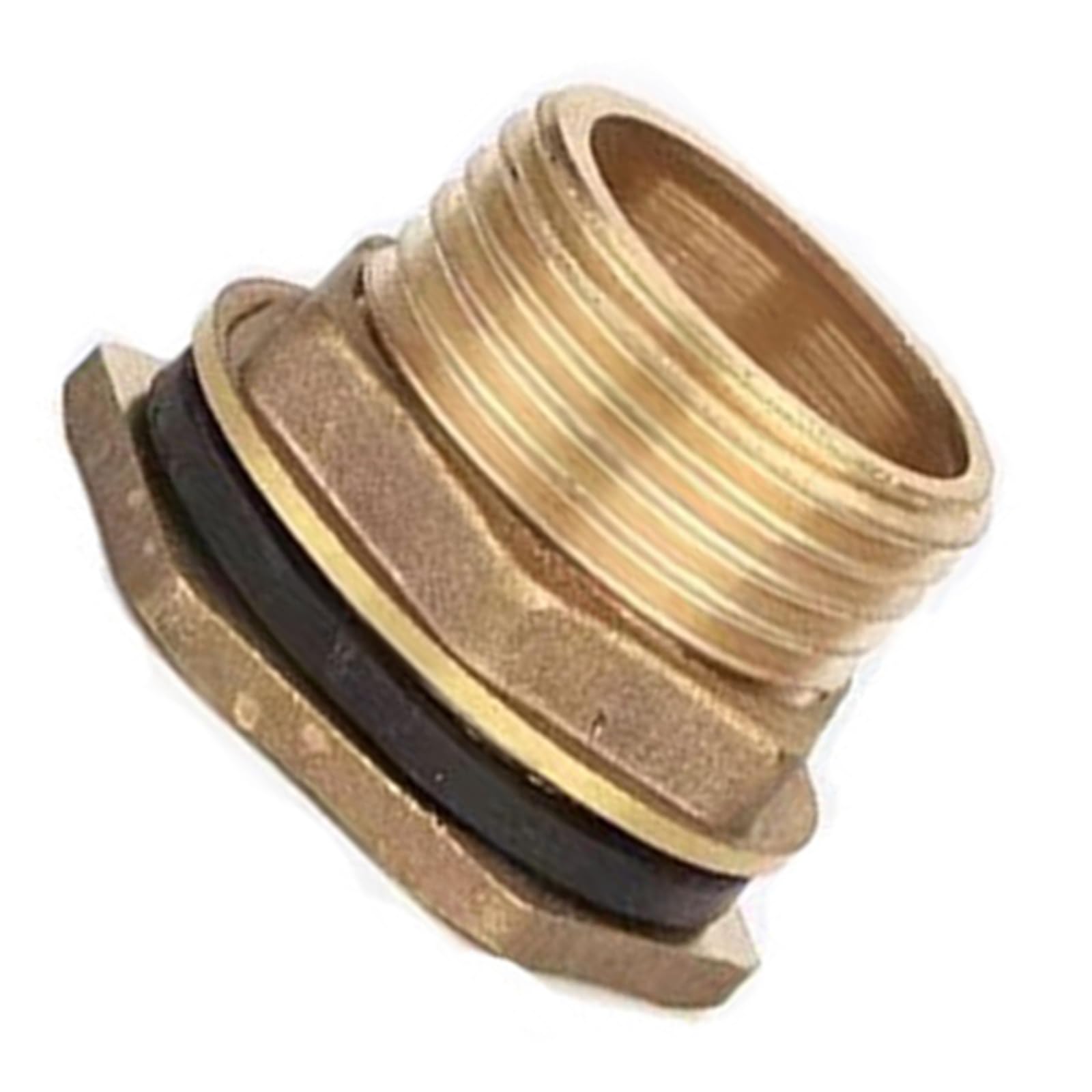 Brass Threaded Connector for Water Tanks Rain Barrels Bucket Easy Installation Water Tap Connector Hose Adapter Quick Connection