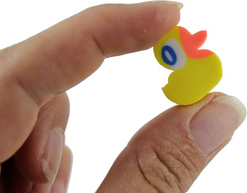 Miniatura 5 de BULK - 144 (12 docenas) adorables borradores de pato, novedosos y funcionales, adorable borrador, premio del tesoro, suministro para el aula