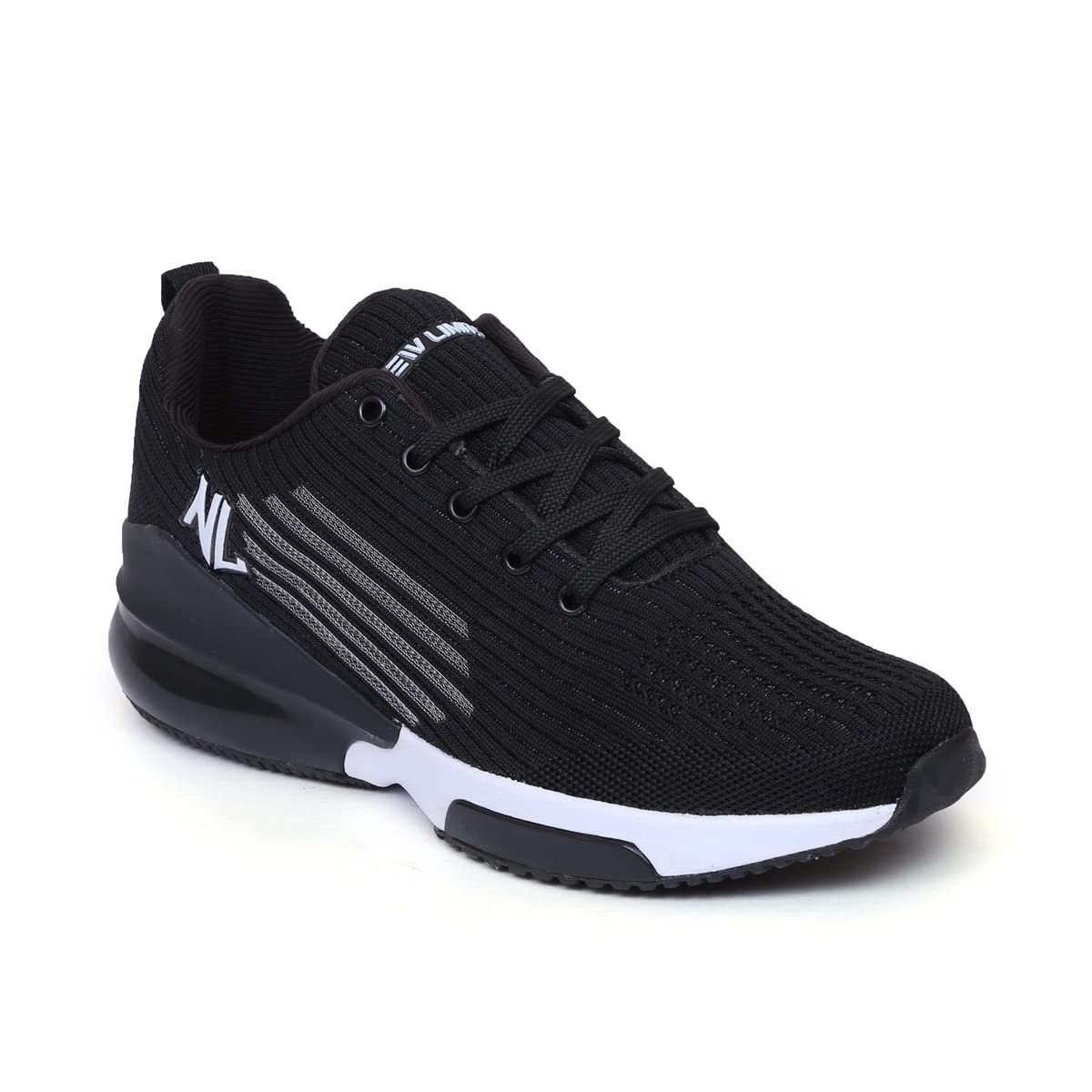 NL NEW LIMITS Lace-Up Lightweight Comfortable Sports Running, Walking, Casual Shoes (Black, Numeric_8) (B0BV2WMK39) Amazon Price History, Amazon Price Tracker
