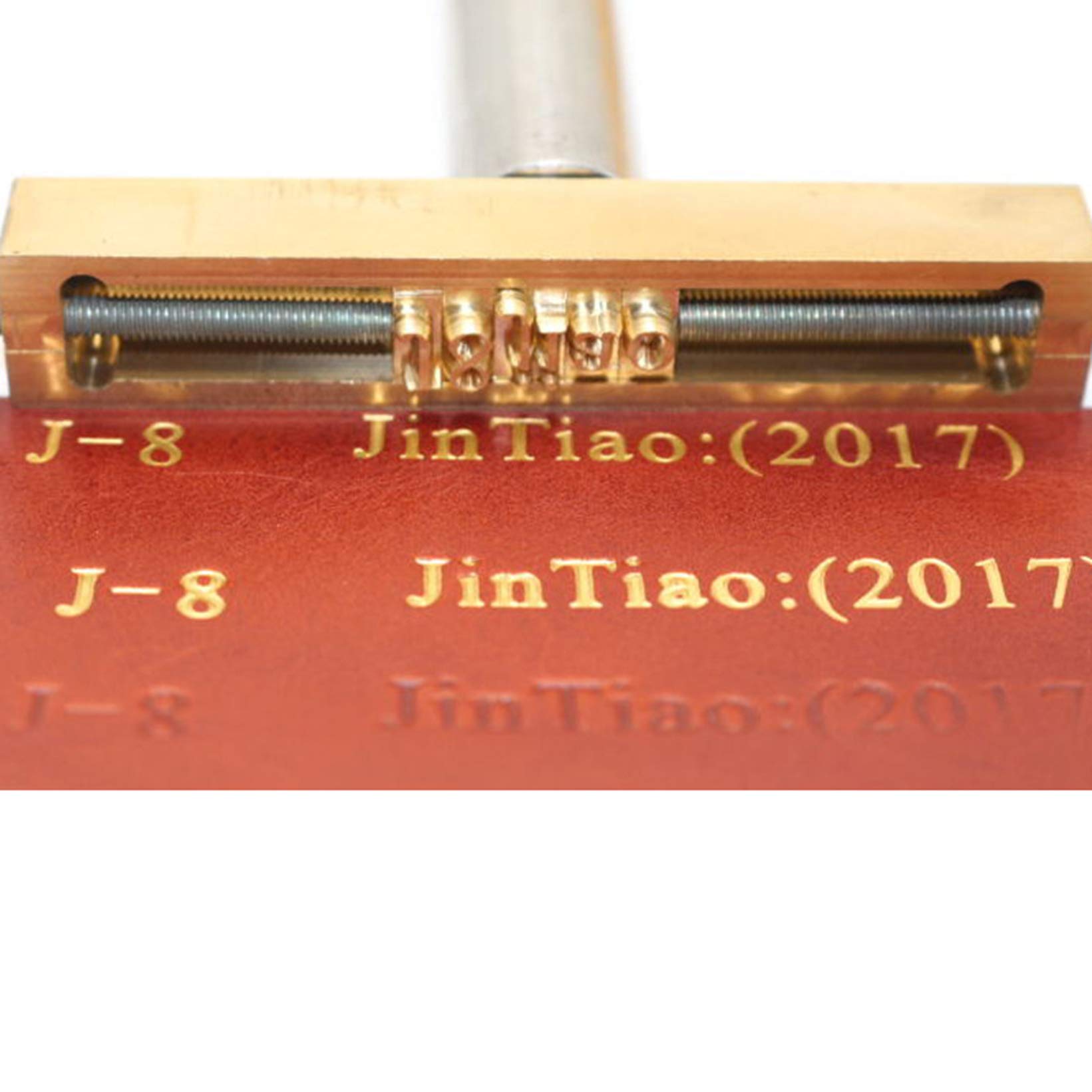 Macchina di goffratrice T Lettere Etichetta Bronzing Machine Bollo Strumento per la Carta in Legno Carta in Legno Alfabeto Numero Timbro,Ultimate Version,J6