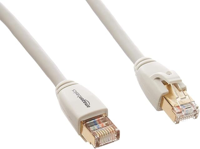 Amazon Basics RJ45 Cat-7e Network Ethernet Patch Cable - 3 Meters
