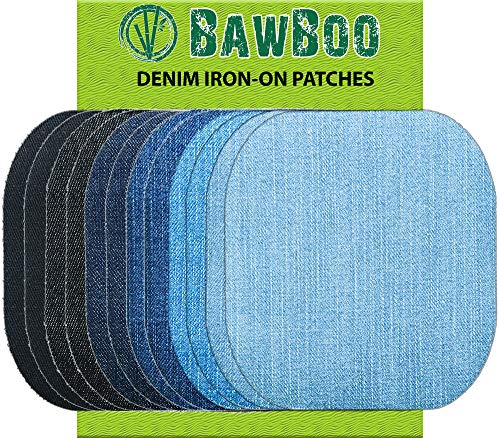 Iron on Patches - Denim Patches - Jean Patches for Clothing - 12