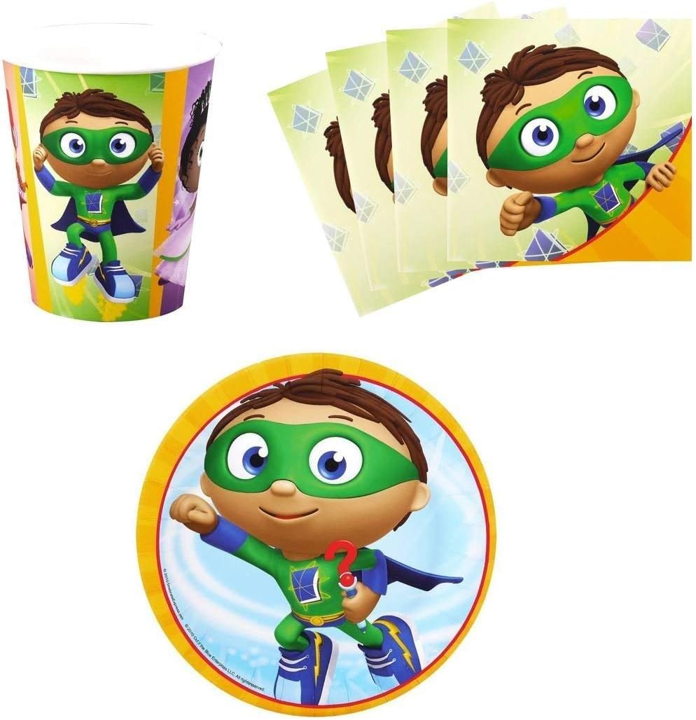 Super Why Birthday Party Supplies Set for 16