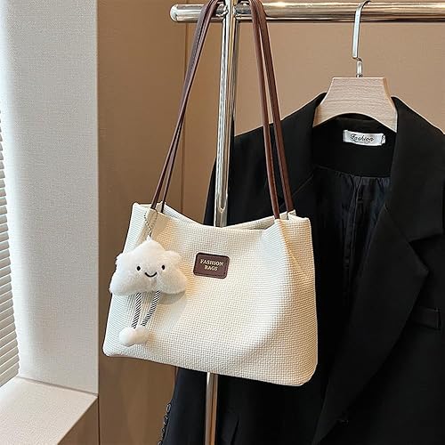 Miniatura 3 de Bolso de hombro para mujer, mochila pequeña, con cremallera, bolsa de cubo para axilas, bolso de gran capacidad para viajes y trabajo