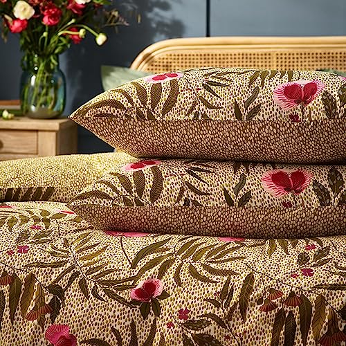 furn. Wylder Nature House Of Bloom Poppy Duvet Cover Set - Double - Sage - Image 2