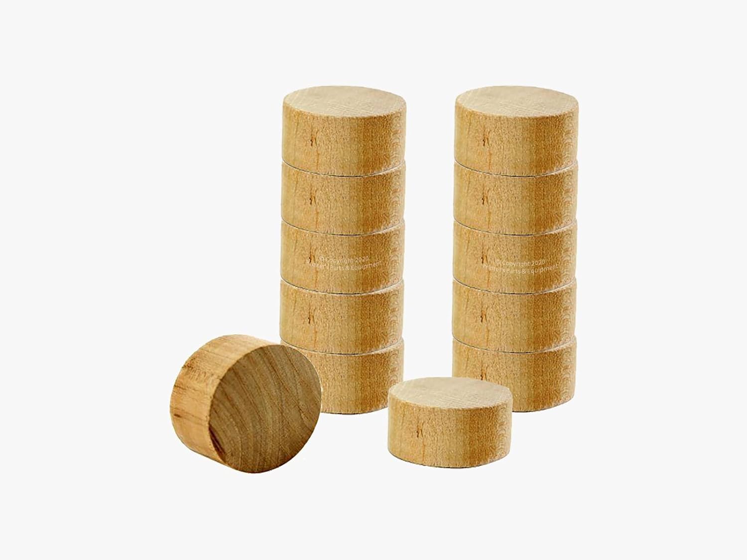 Drill Blocks for Challenge 1.5" x 3/4" Round Qty 12