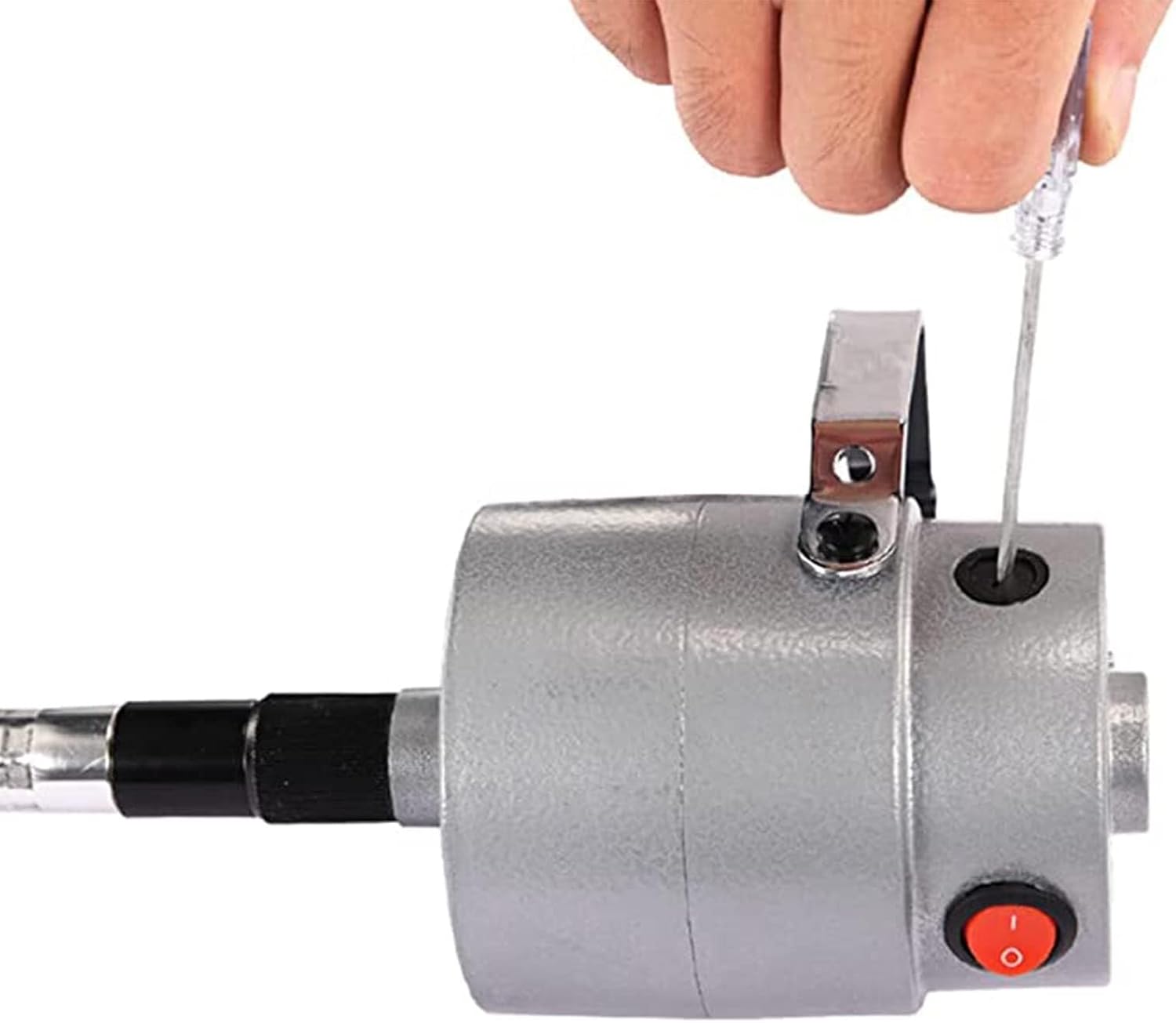 690W Electric Horse Hair Clippers, Professional Flexible Shaft Shears for Horses, Goats, Alpacas & Livestock, Red-110V