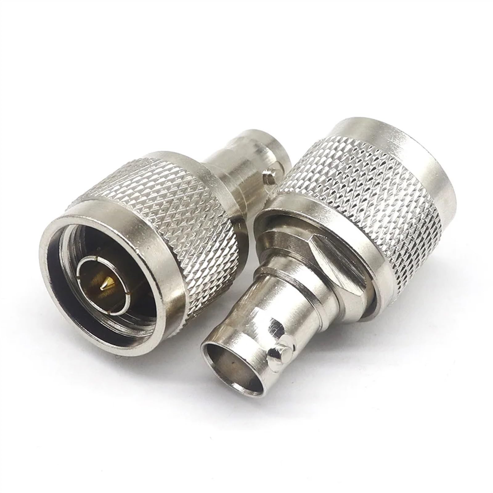 Adaptador N Macho a BNC Hembra de 10 Unidades para Cable Coaxial RF