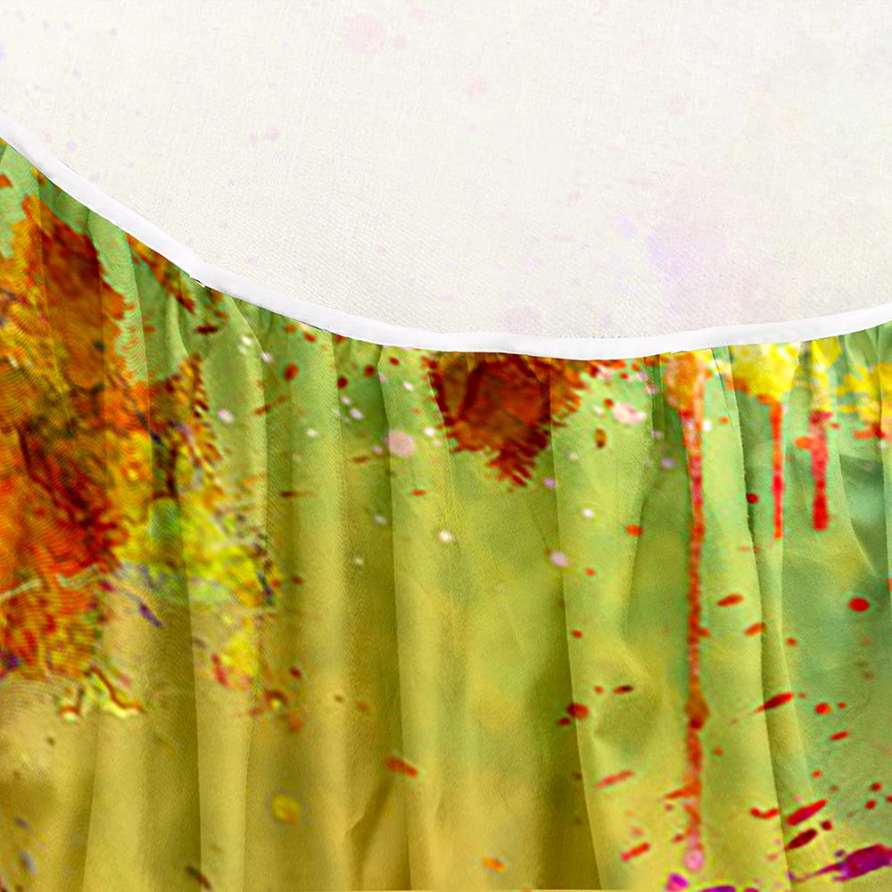 Fansu Ronde Tafelkleed Waterdicht Veeg Schoon, Cirkelvormige Tafelkleden Uitgerust Elastische Edged, Vlekbestendig Polyester Tafelhoes voor Eetkamer Keuken Picknickfeest (tropisch fruit, Diameter 120cm Fansu Ronde Tafelkleed Waterdicht Veeg Schoon, Cirkelvormige Tafelkleden Uitgerust Elastische Edged, Vlekbestendig Polyester Tafelhoes voor Eetkamer Keuken Picknickfeest (tropisch fruit, Diameter 120cm