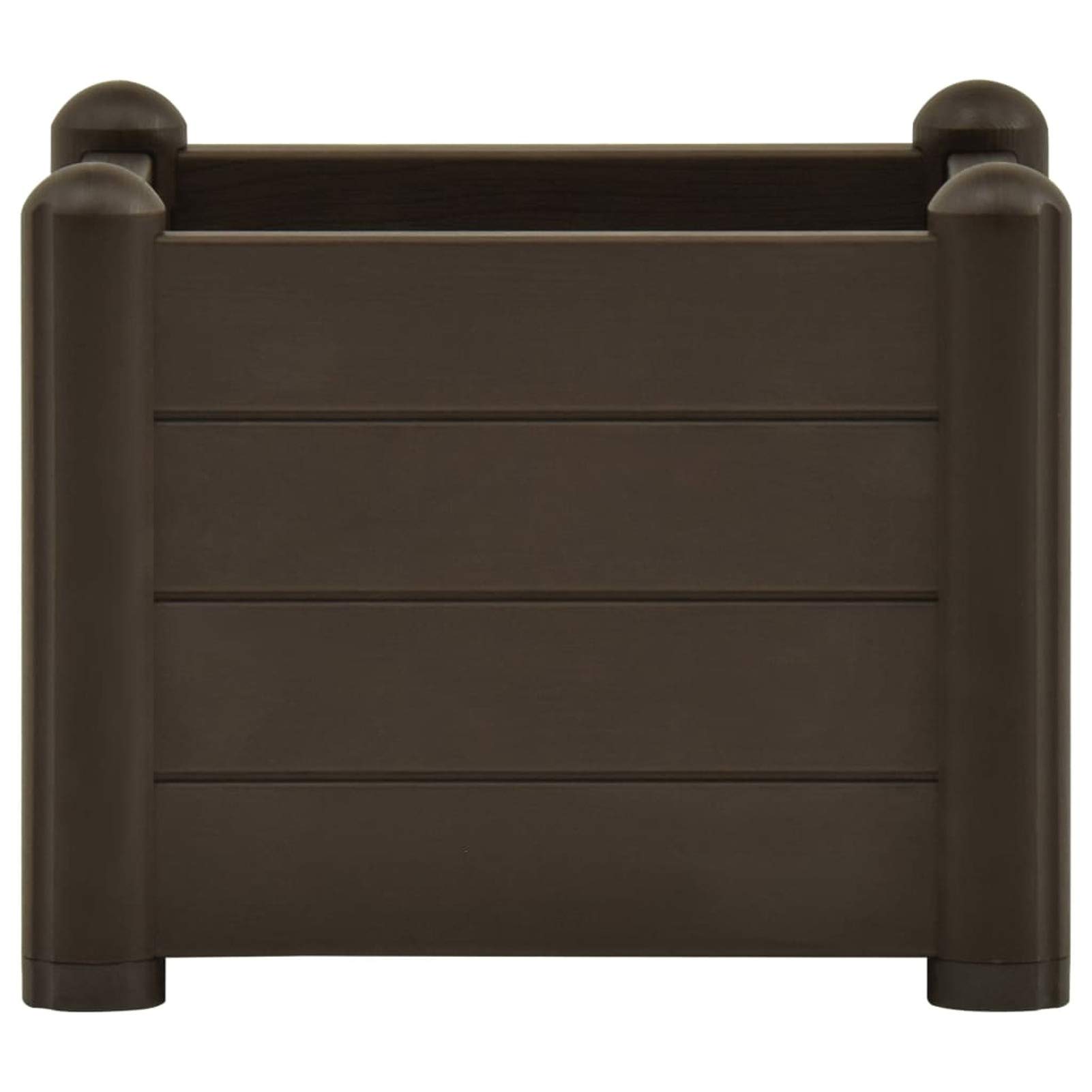 Arriate de jardín PP Mocha 43x43x35 cm Jardineria Accesorios Huerto Vertical Macetas Exterior
