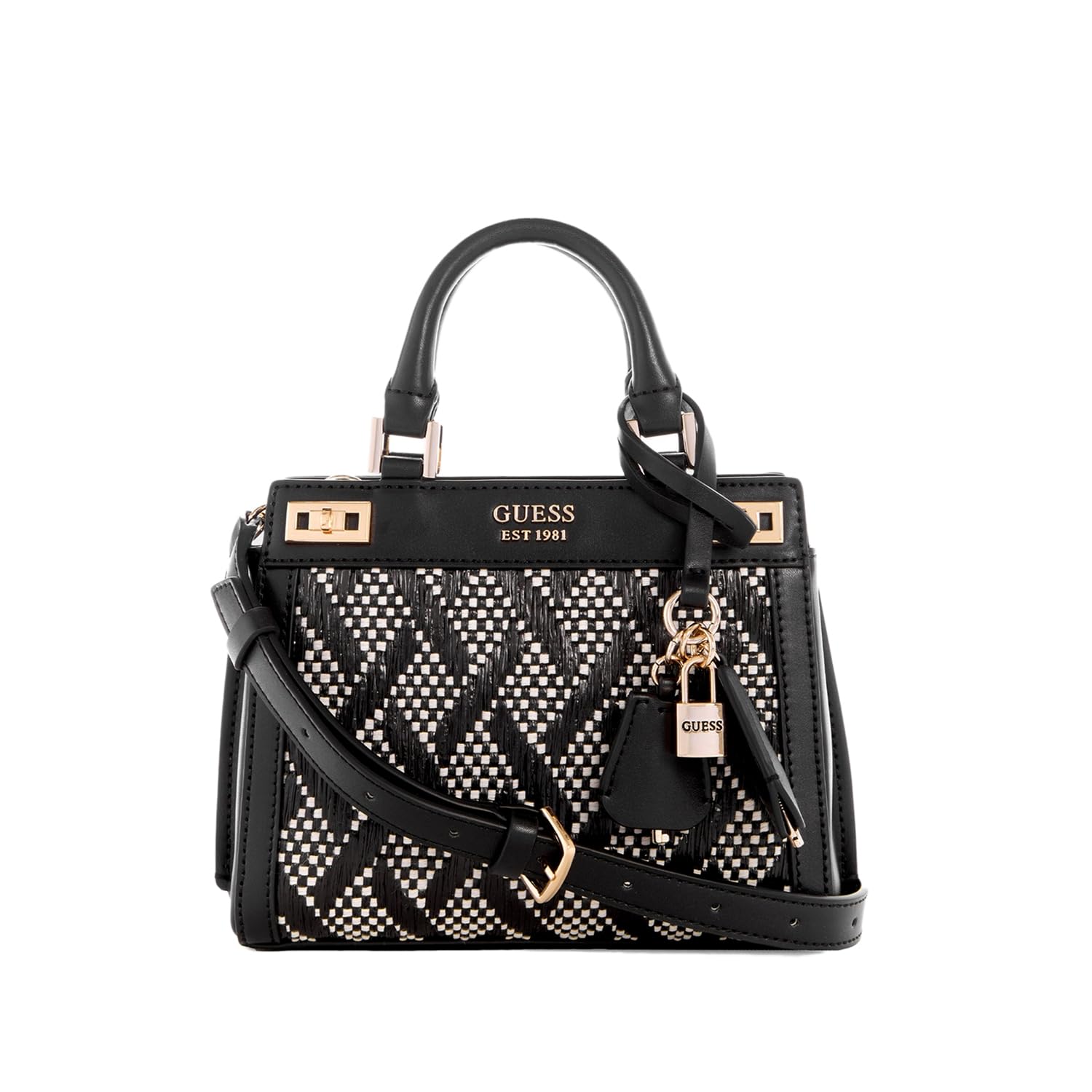 Guess Women's Katey Mini Satchel, Black