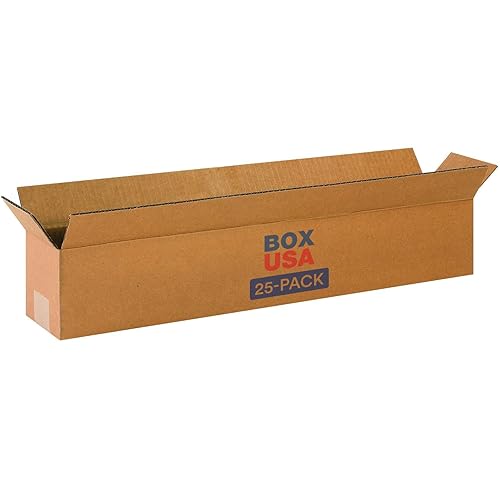 Miniatura 64 de Seleccione un tamaño: BOX USA Cajas largas., Kraft, 25