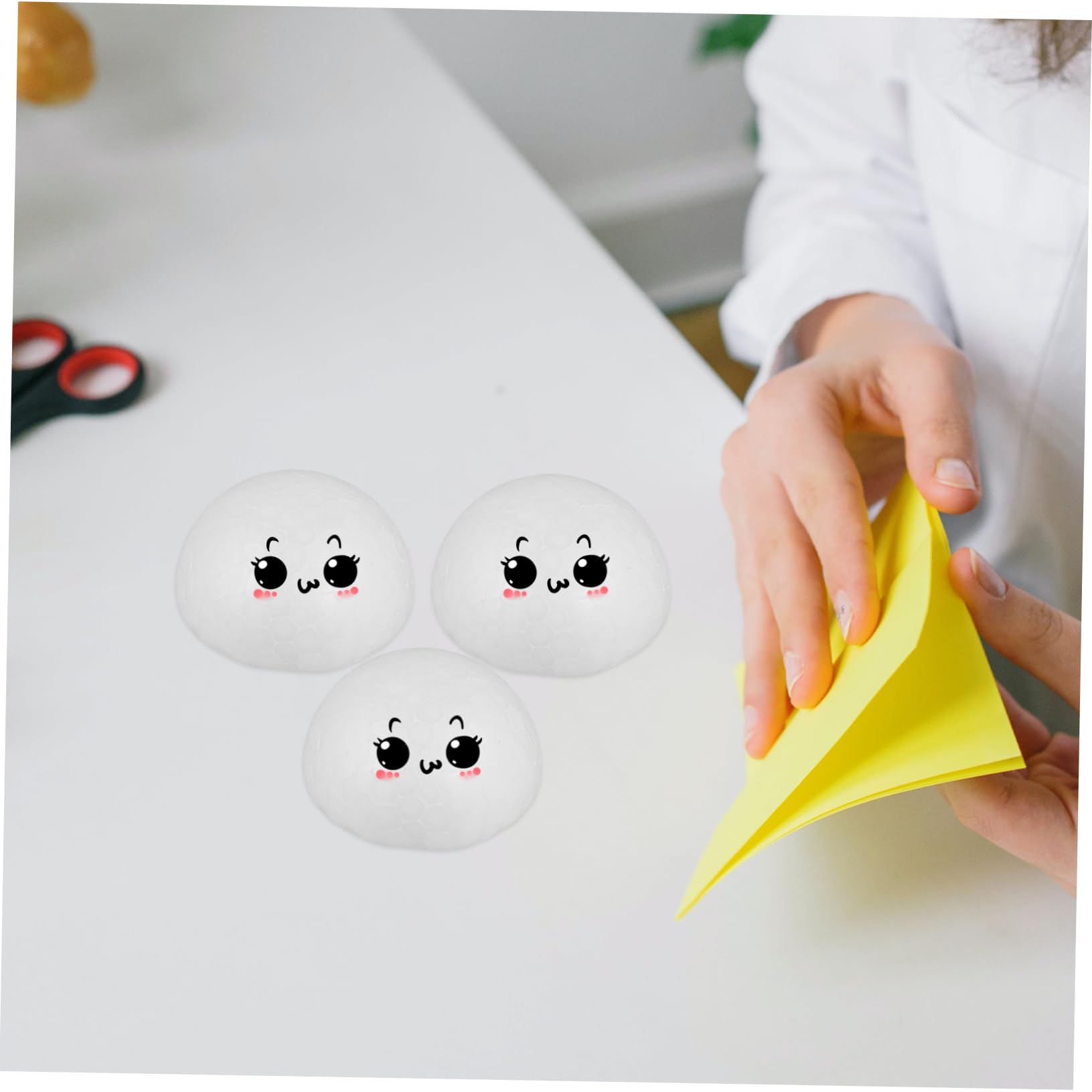 Garneck 10pezzi Palline Schiuma per Decorazioni Fai da Te Densità Superficie Liscia per Facile Verniciatura per Feste Modellismo e Lavoretti