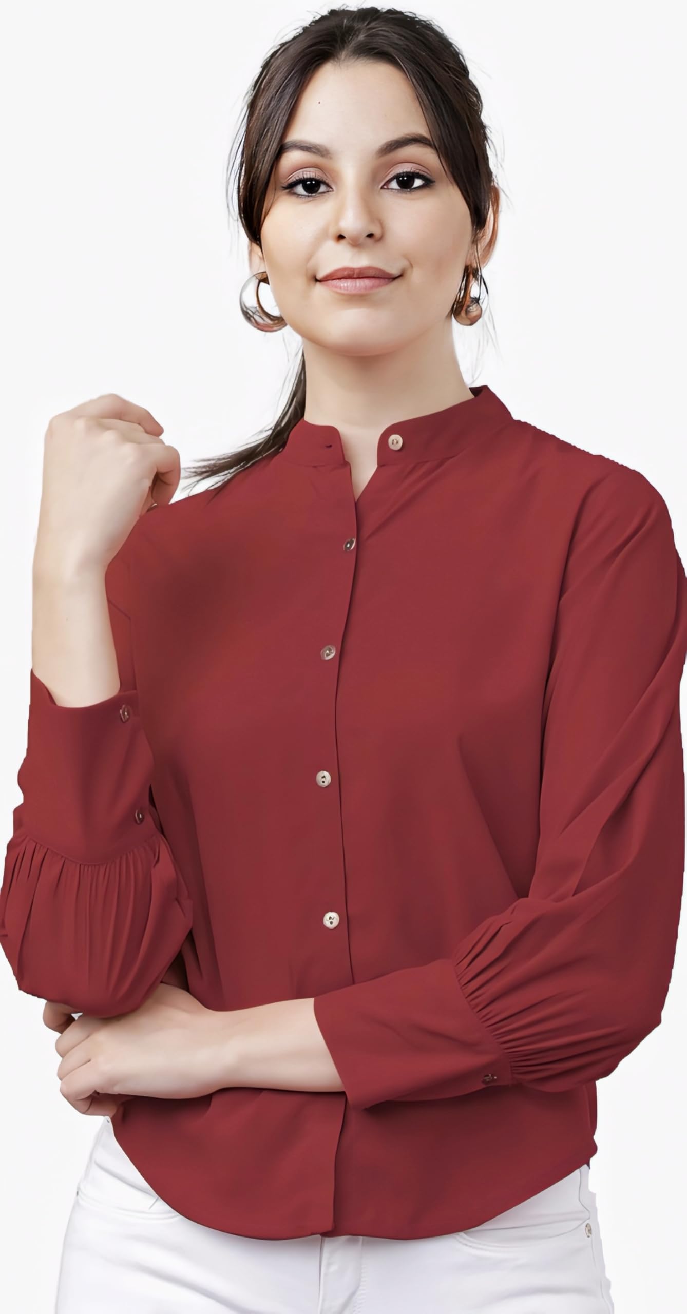 Women’s Rayon Shirt | Soft & Breathable Casual Top-picture-23
