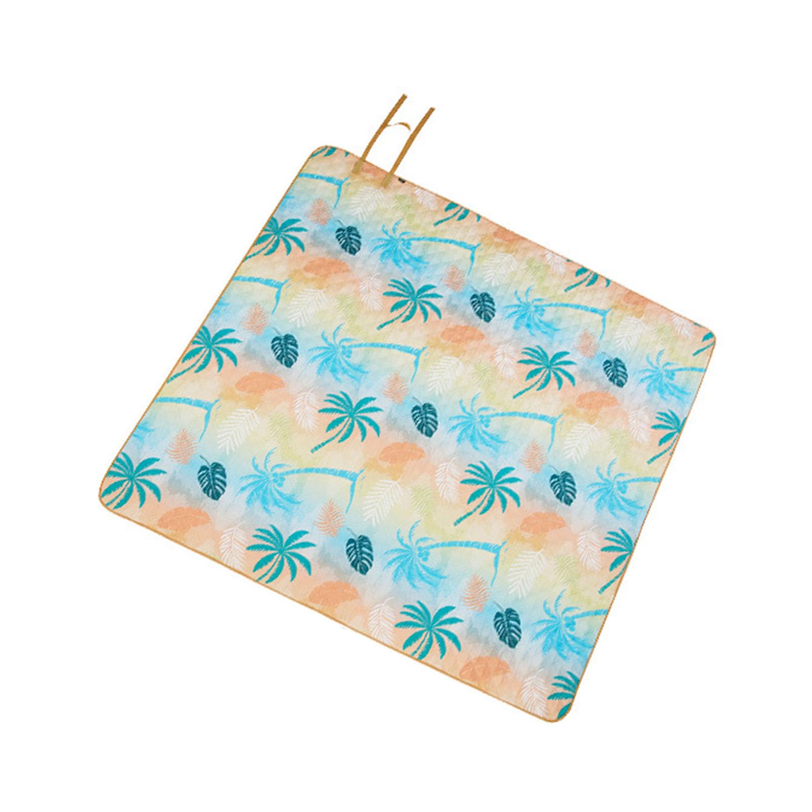 Grande Telo da Picnic Impermeabile, Tappeto Outdoor Portatile con Maniglia, Pieghevole Coperta da Spiaggia Picnic Blanket per Campeggio, Picnic, Spiaggia,Island,150×200cm