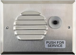 Call Station 1 Button Without Back Box Stainless