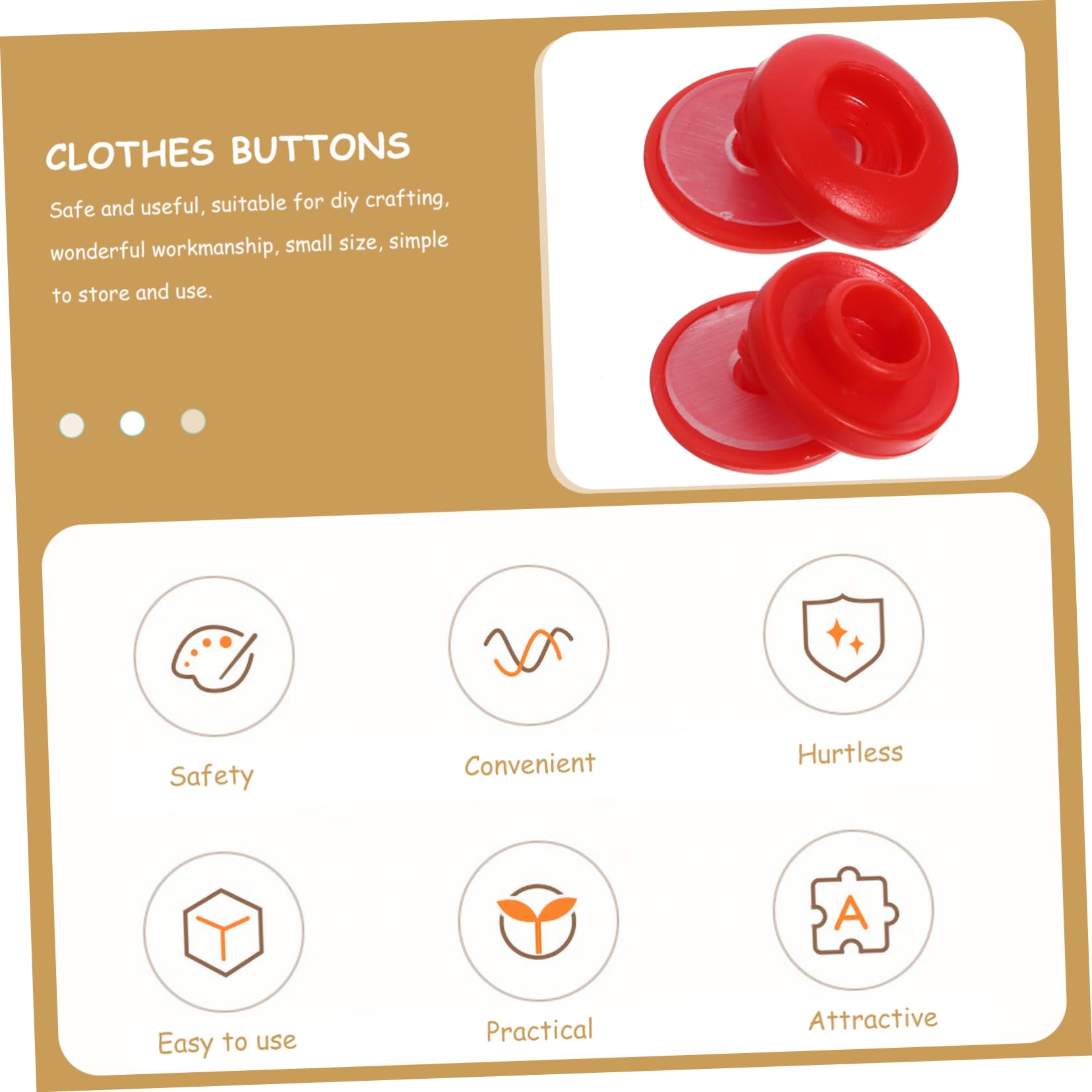 Operitacx 400juegos Botones De Presión Plásticos Para Ropa y Manualidades Fácil Instalación Adecuados Para Decoración De Prendas