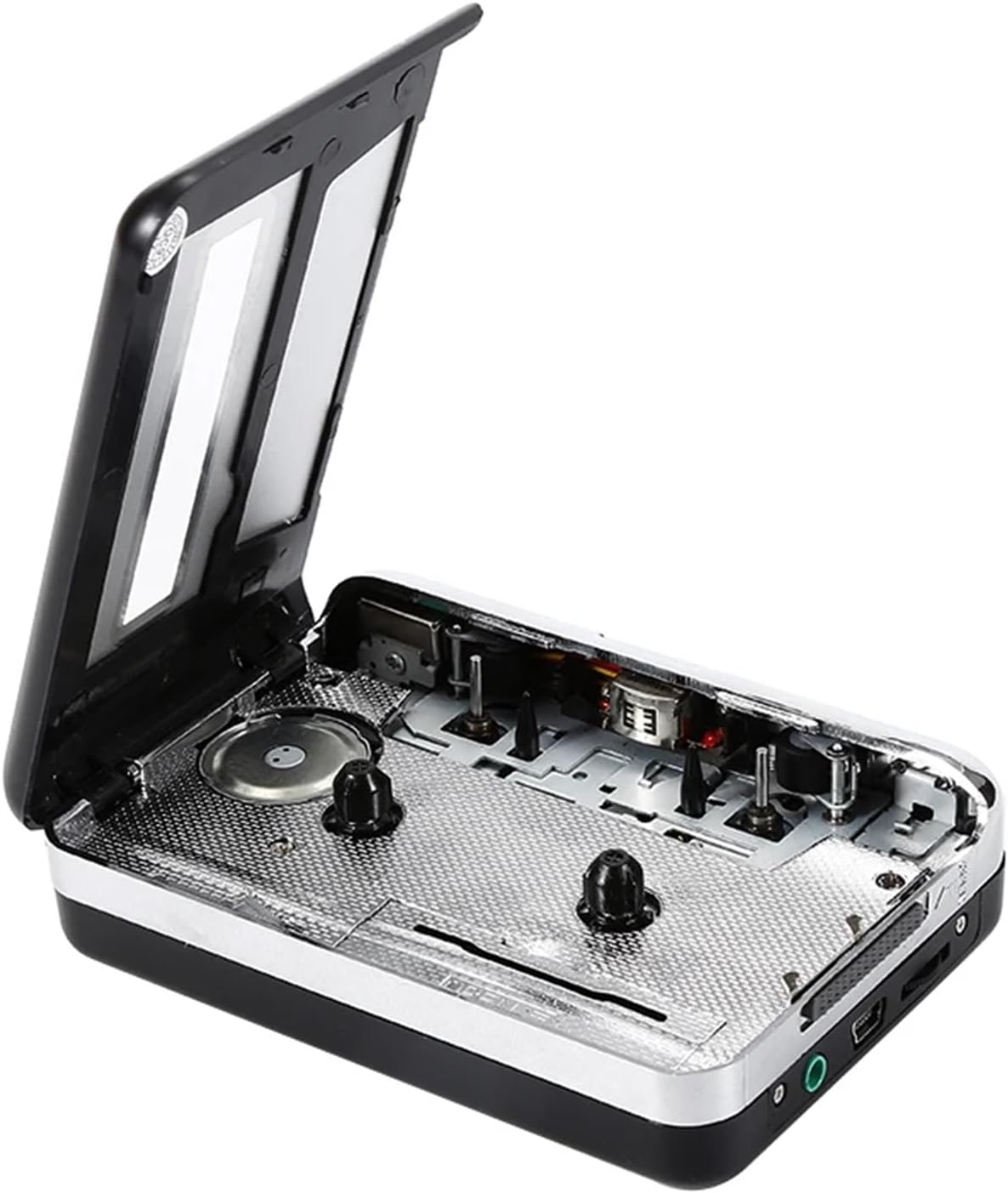 Cassette Players USB Cassette Converter Tape to MP3/WAV Digital Audio Music Player Rechargable Recorders & Players coverters
