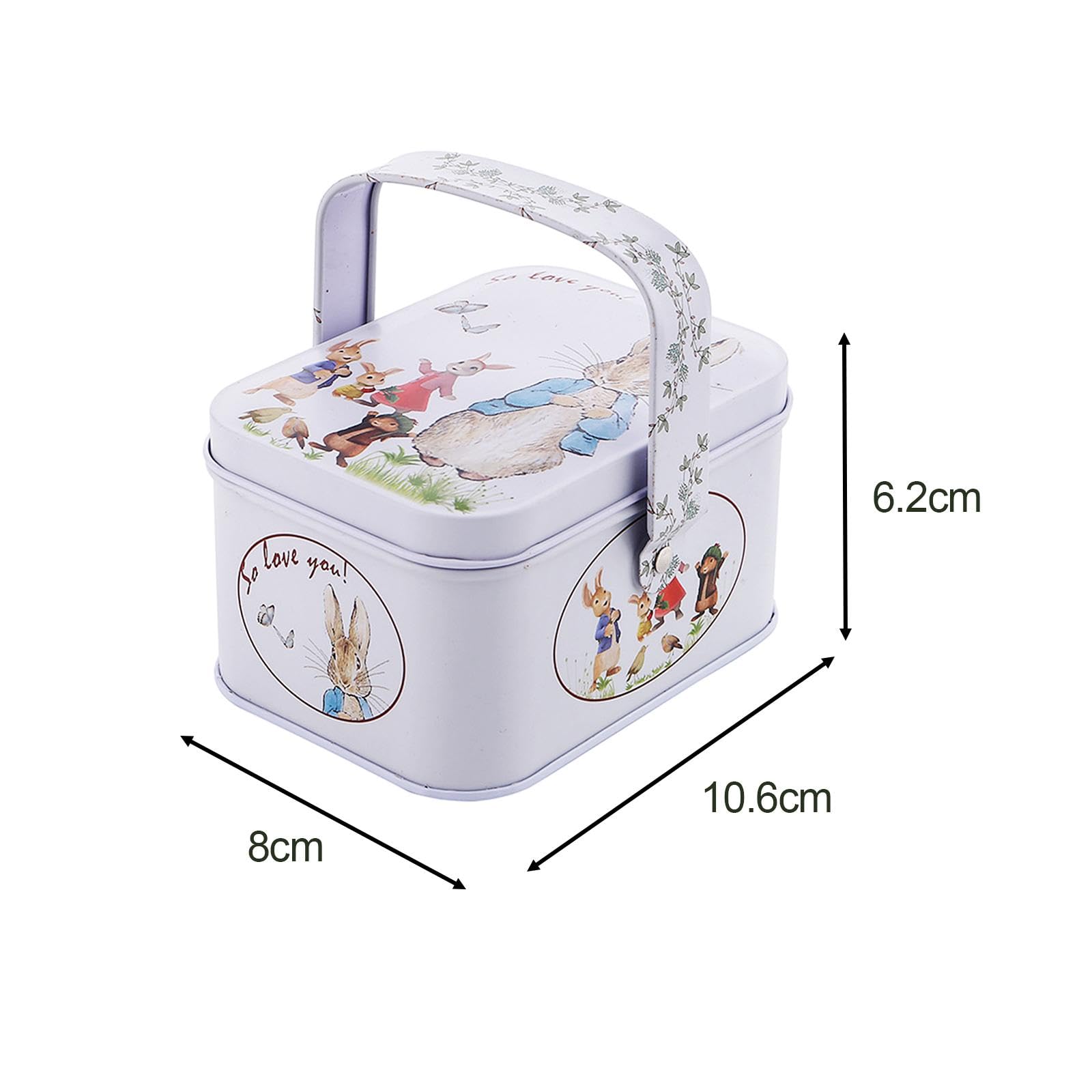 MERISHOPP™ Empty Easter Candy Box Pastry Box Container with Handle for Treats Kids Toys|Home & Garden|Greeting Cards & Party Supply|Gift Wrapping Supplies|Gift Boxes 1