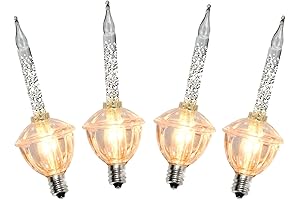 4 Pack Bubble Lights Replacement Bulbs for Christmas Tree Decoration