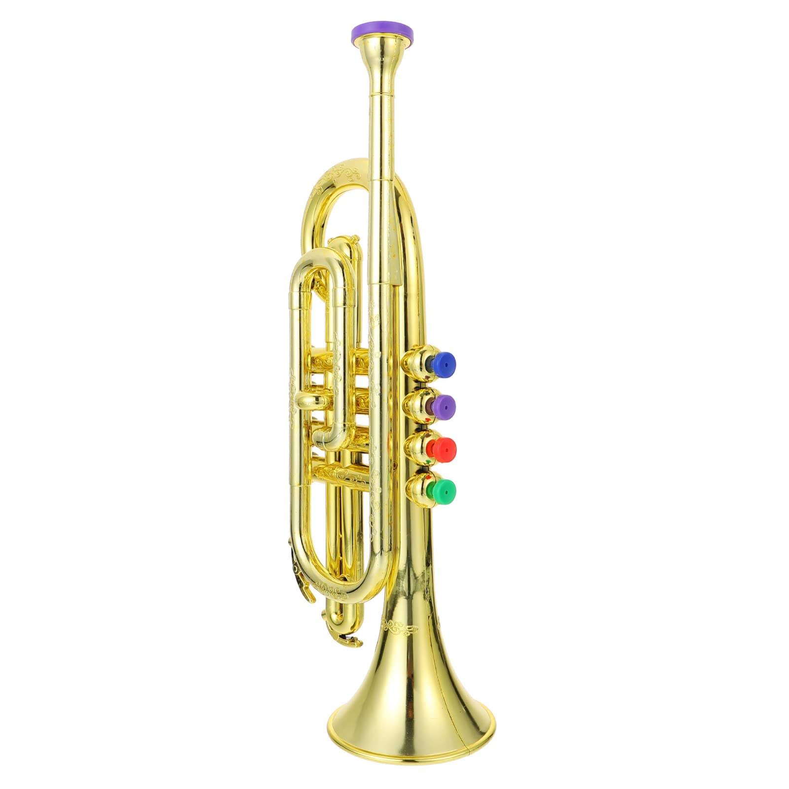 CORHAD Boys and Girls' Delicate Music Toy Four-Tone Trumpet Reusable Stage Prop Perfect for Birthday Fun